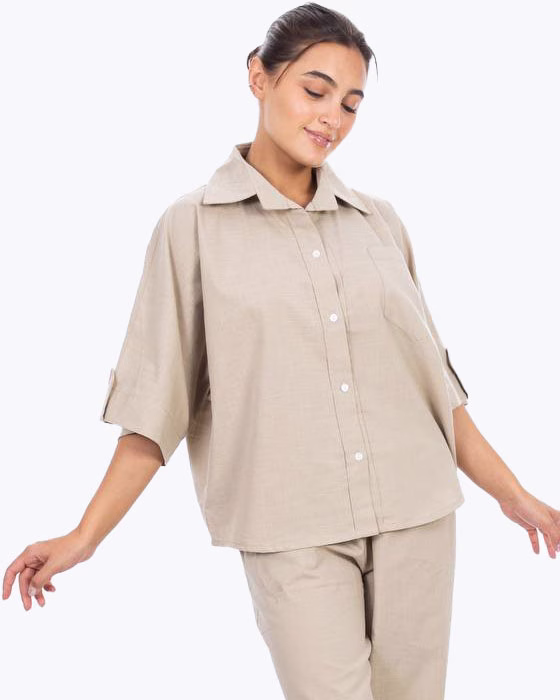 شومیز زنانه آستین افتاده kiddy